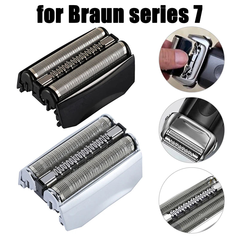 High Quality For Braun Series 7 shaver 70B 70S Replacement Electric Shaver Heads 720S 790CC 760CC 765CC 795CC 730 9565 750CC Beauty World Shop
