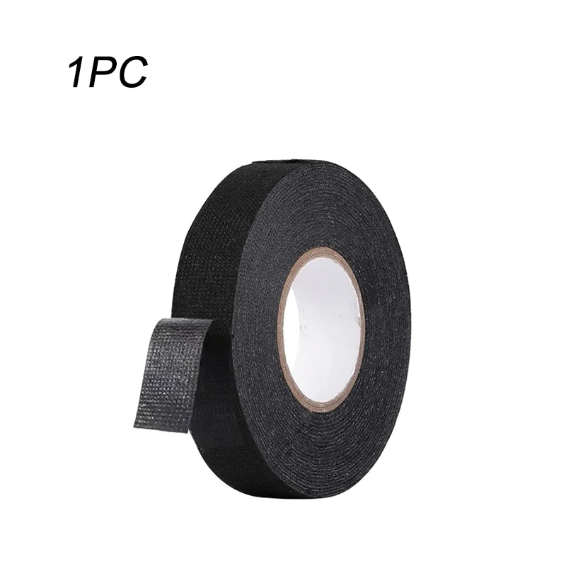 Electrical Insulating Tape Heat Resistant Harness Tape 9/15/50MM Car Cable Harness Wiring Loom Protection Waterproof Tape Beauty World Shop
