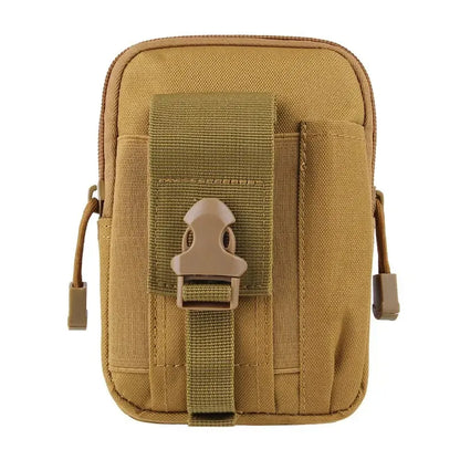 Mobile Phone Case Pouch Waist Bag Waterproof Nylon Multifunction Casual Men Waist Pack Male Small Bag Beauty World Shop