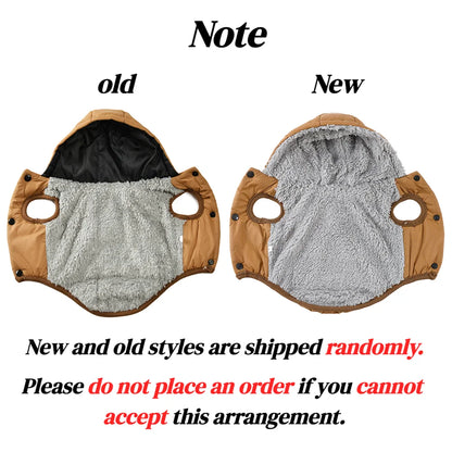Fleece Warm Pet Clothes For Small Medium Dogs Pet Jacket Thicken Pets Coat For Winter Waterproof Outdoor Puppy Costume Pug Parka