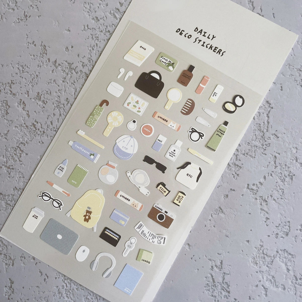 Korean Import Suatelier Travel Home Life Study Friend Stickers Scrapbooking Diy Journaling Diary Stationery Sticker School Gift Beauty World Shop