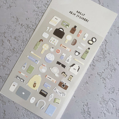 Korean Import Suatelier Travel Home Life Study Friend Stickers Scrapbooking Diy Journaling Diary Stationery Sticker School Gift Beauty World Shop