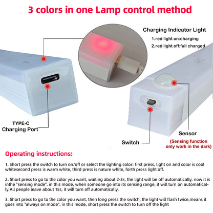 Wireless LED Night Lights Motion Sensor Lights Closet Kitchen Night Lights Bedroom Detector Light Cabinet Staircase Backlit Beauty World Shop