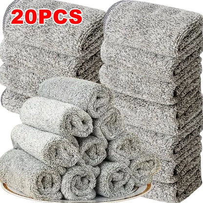 Microfiber Cleaning Cloths for Bicycle Car Kitchen Towel Absorbent Soft And Stain-removing Cloth Reusable Cleaning Towels Beauty World Shop