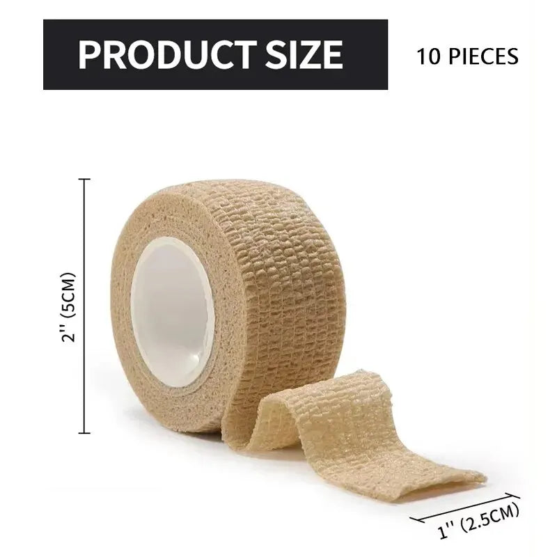 Self Adherent Cohesive Bandage Wrap Stretch Non Woven Self Adhesive Tape - Skin Colour Athletic Elastic Bandage Beauty World Shop
