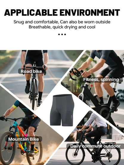 X-TIGER Cycling Shorts 6D Gel Cushioned Cycling Shorts MTB Cycling Briefs Cycling Lounge Pants Yoga Pants Sports Fitness Pants Beauty World Shop