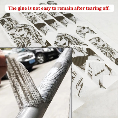 ENLEE The New Removeable Sticker Road Bicycle Paster Guard Cover 3D MTB Mountain Bike Scratch-Resistant Protect Frame Protector Beauty World Shop