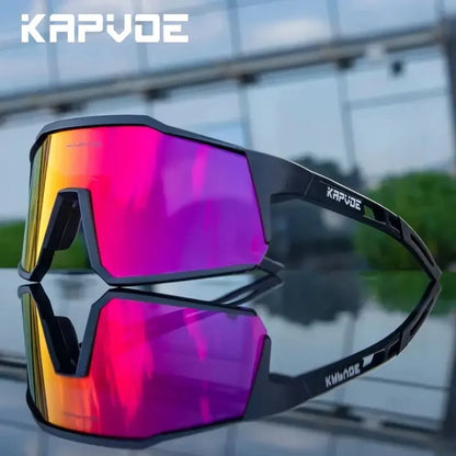 Kapvoe Cycling Glasses Polarized MTB Road Bike Glasses UV400 Protection Sunglasses Ultra Light Sport Eyewear Equipment Beauty World Shop