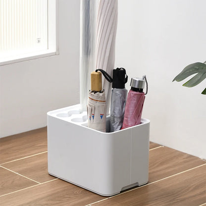 Umbrella rack with drip tray, suitable for space saving storage in the corner of the entrance passage, can hold 10/15 umbrellas Beauty World Shop