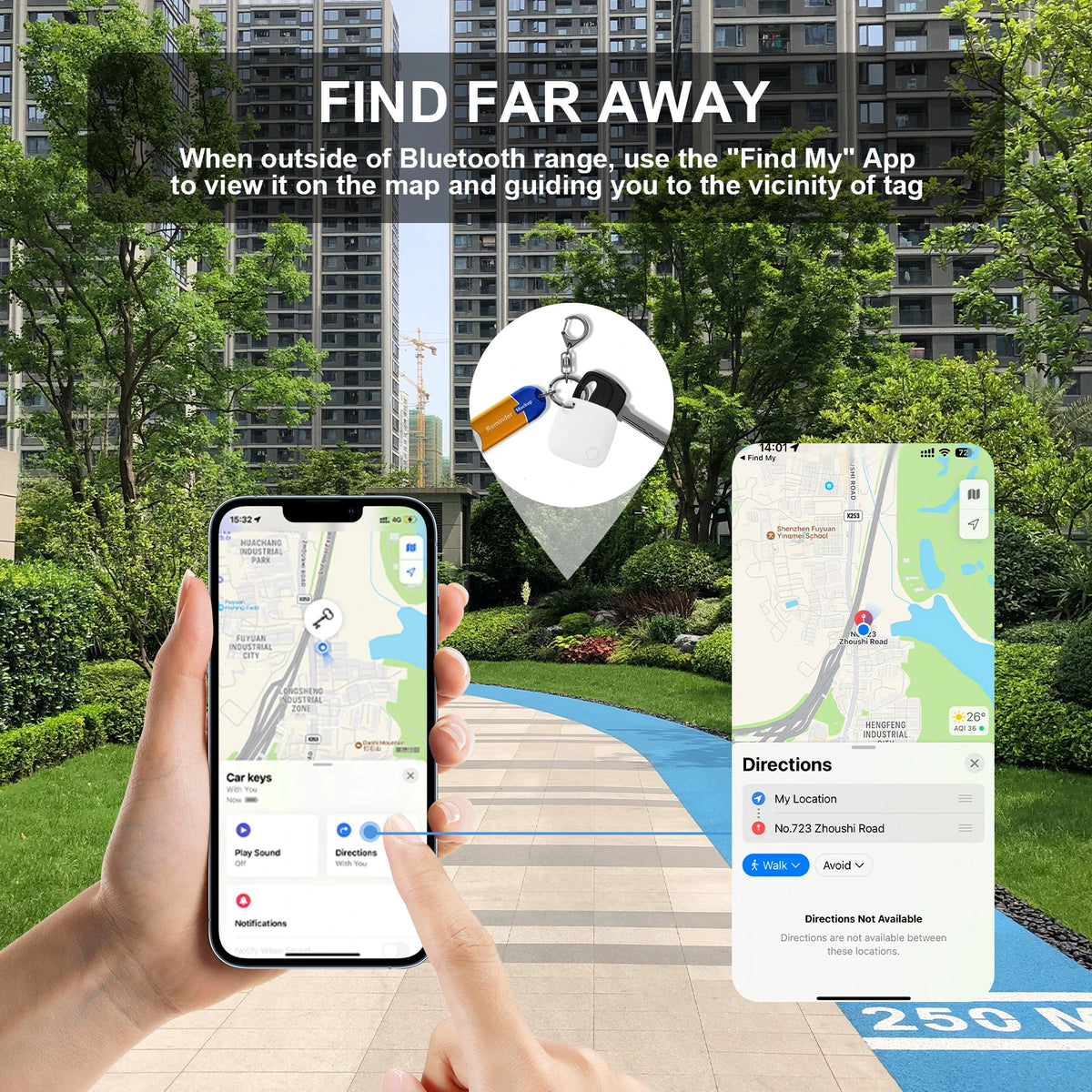 Anti-lose Security Finder Long-Distance Tracker for Apple Find My Voice Locate Suitcase Keys Bag Toys Smart Tag for IOS iPhone Beauty World Shop