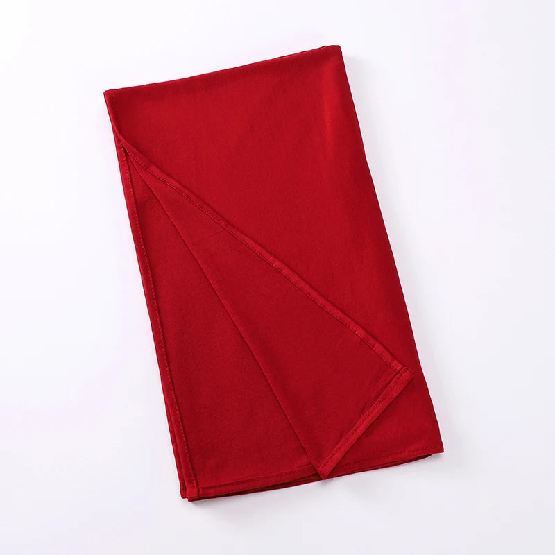 Good Stitch Stretchy Jersey Scarf Jersey Hijab Instant Hijab Plain Muslim Shawls Supplier Turban HeadWraps Foulard Femme Beauty World Shop