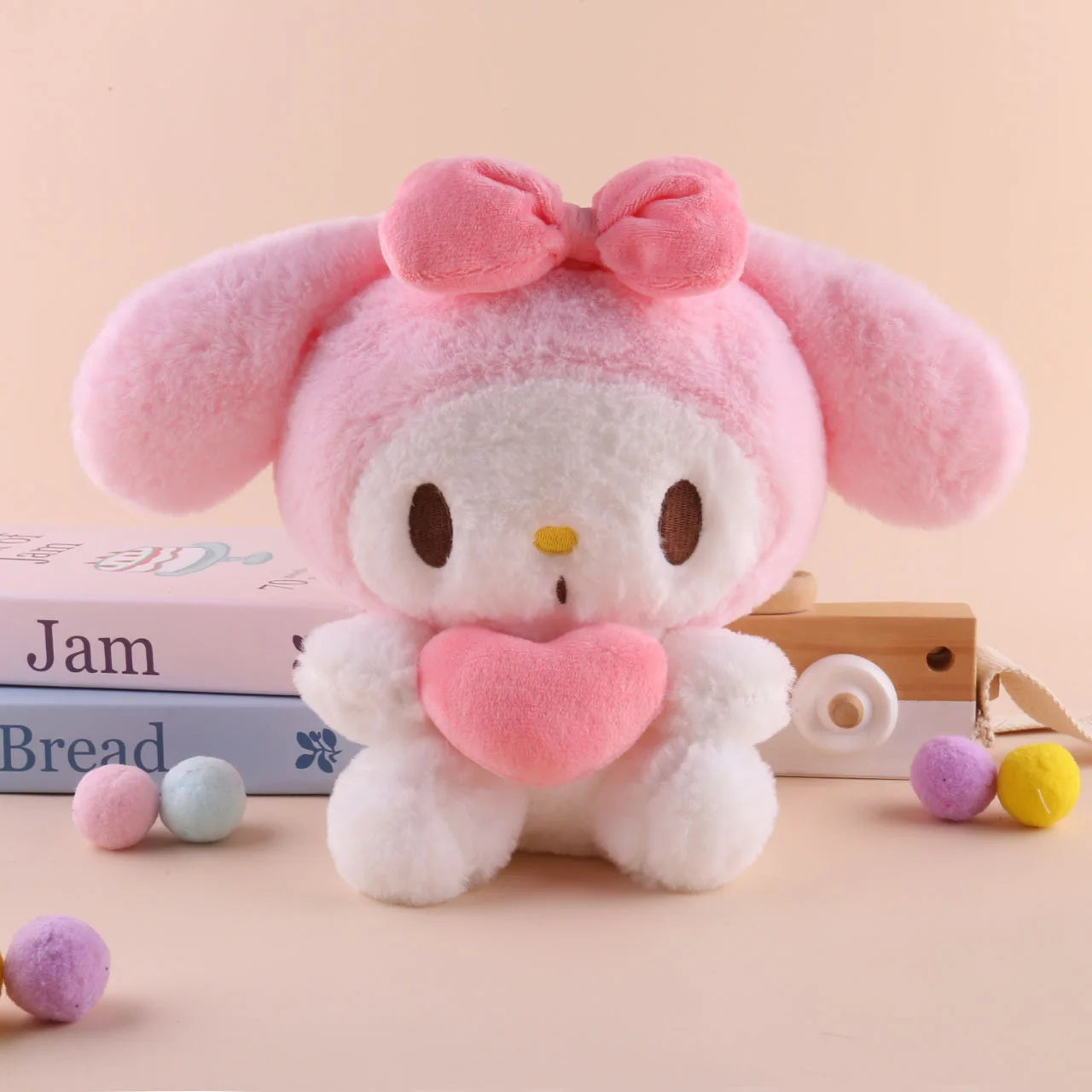 22cm Sanrio Hello Kitty Kuromi Pillow KT Plush Toy Girls Soft Stuffed Animal Toys Heart My Melody Cinnamoroll Stuff Doll Gifts Beauty World Shop