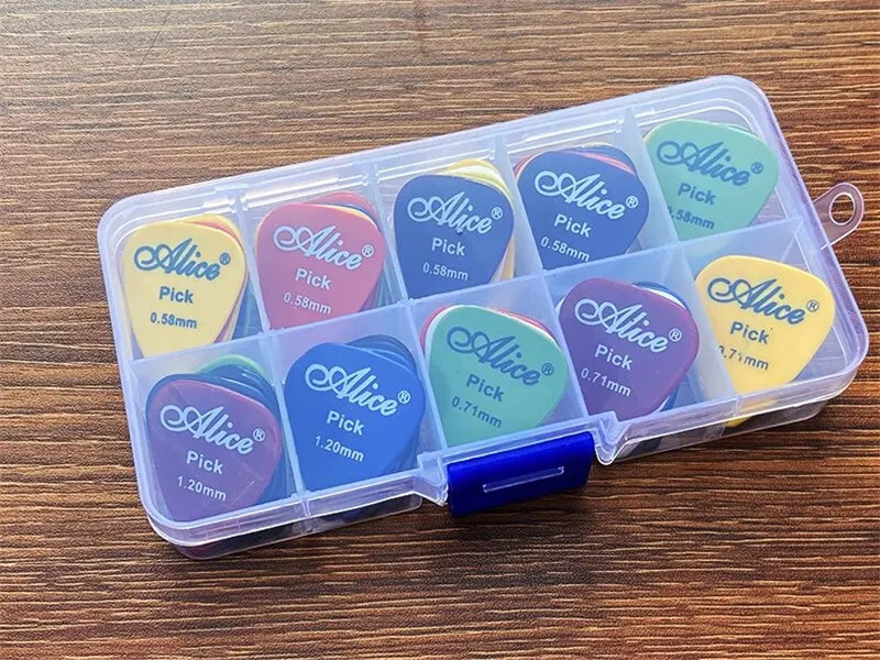 Multicolor Guitar Picks 24 Pieces ABS Premium Plastic Guitar Picks for Acoustic Electric Guitars Bass Or Ukulele Beauty World Shop