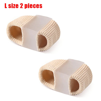 Gel Bunion Toe Separator W/Fabric Lining for Big Toe,Silicone Toe Spacers Breathable Toe Corrector Protector for Overlapping Toe Beauty Trend Shop