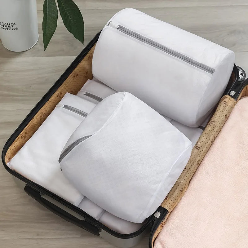 Versatile Shoe Washing Bag - Durable Mesh Laundry Bag for Sneakers, Running Shoes, Socks & Bras with Zipper Closure, Laundry Bag Beauty World Shop
