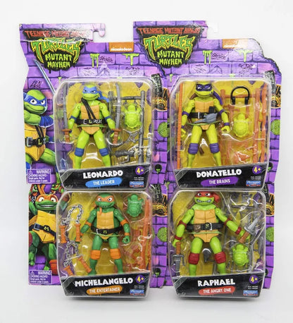 Teenage Mutant Ninja Turtles Action Figures Raphael Michelangelo Joint Movable Table Ornament Collectible Kids Birthday Gifts Beauty World Shop