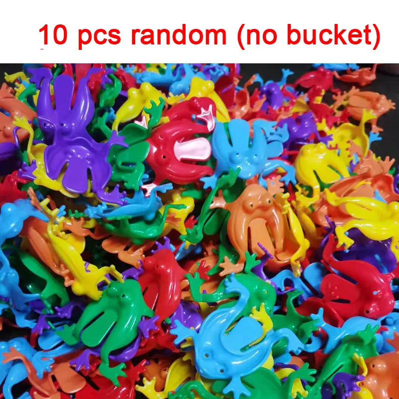 10-20Pcs Jumping Frog Bounce Fidget Toys For Kids Novelty Assorted  Stress Reliever Toys For Children Birthday Gift Party Favor Beauty World Shop