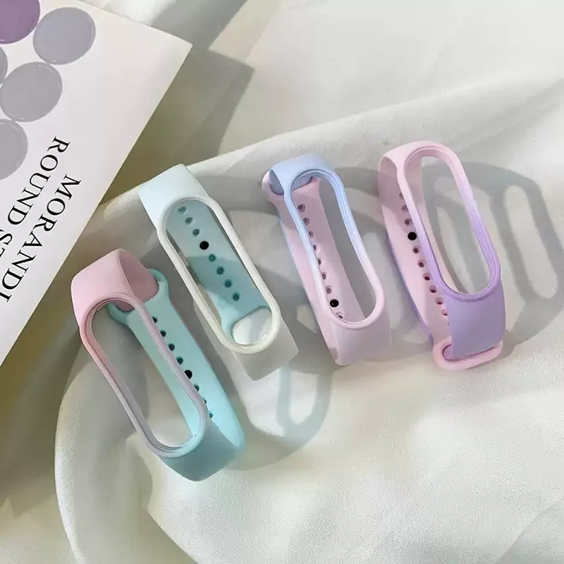 official Silicone Strap For Xiaomi Mi Band 4 5 6 7 Bracelet Sport Watch Wristband Miband4 miband7 Correa Mi band 3 4 5 6 7 Band Beauty Fashion