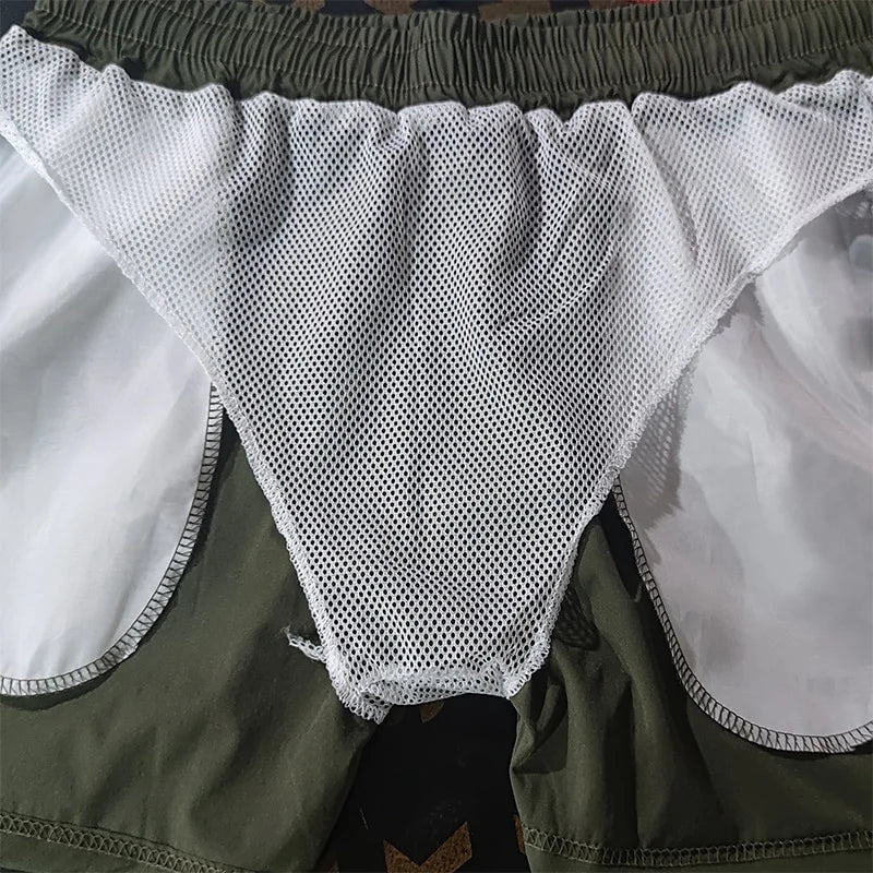Mens Swim Trunks with Zipper Pockets Mesh Liner Summer Beach Board Shorts Quick Dry Swimming Bathing Suit Swimsuit Swimwear Beauty World Shop