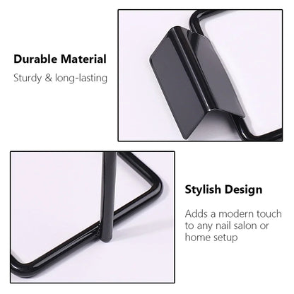 False Nail Art Color Card Display Stand Gel Polish Template Sample Stand for Nail Tips Showcase Beauty World Shop