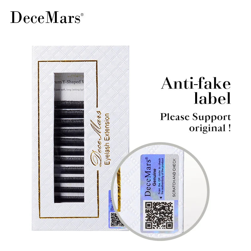 DeceMars YY Eyelash Extension 6mm-18mm Length Black Beauty World Shop