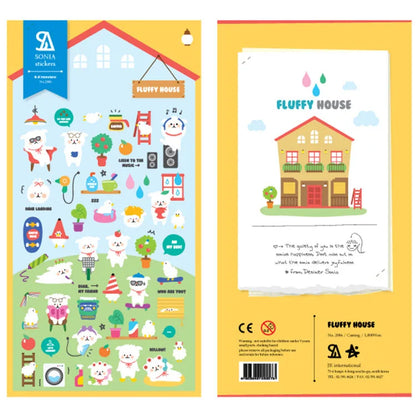 Korean Brand Suatelier Collection Daily Food Vlog Stickers DIY Scrapbooking Journey Diary Stationery Stickers Supplies Beauty World Shop