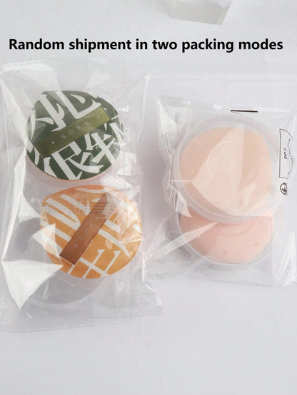 1/2Pcs Soft Non-Eating Foundation Sponge Puff, High Density & Bouncy, For More Flawless Makeup. Wet & Dry Available Beauty World Shop