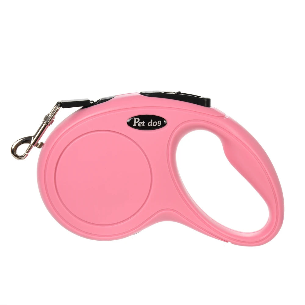 3M/5Metre Dog Leash Walking Automatic Pet Collar ABS Case Nylon Rope Dog Harness Dog footprint Puppy Dog Footprints Keychain