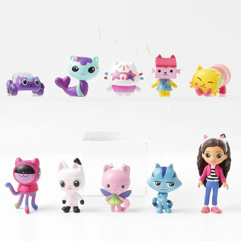 Gabby's Dollhouse Action Figure Toys Cute Doll Collection Cartoon Model Beauty World Shop