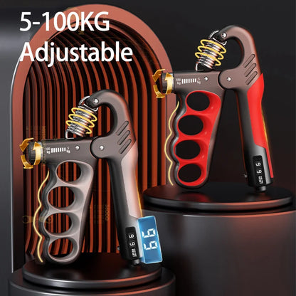 5-60/100/150kg Grip Strength Gym Wrist Expander Hand Strengthener Adjustable Muscle Recovery Fitness Hand Strength Exercise Beauty World Shop