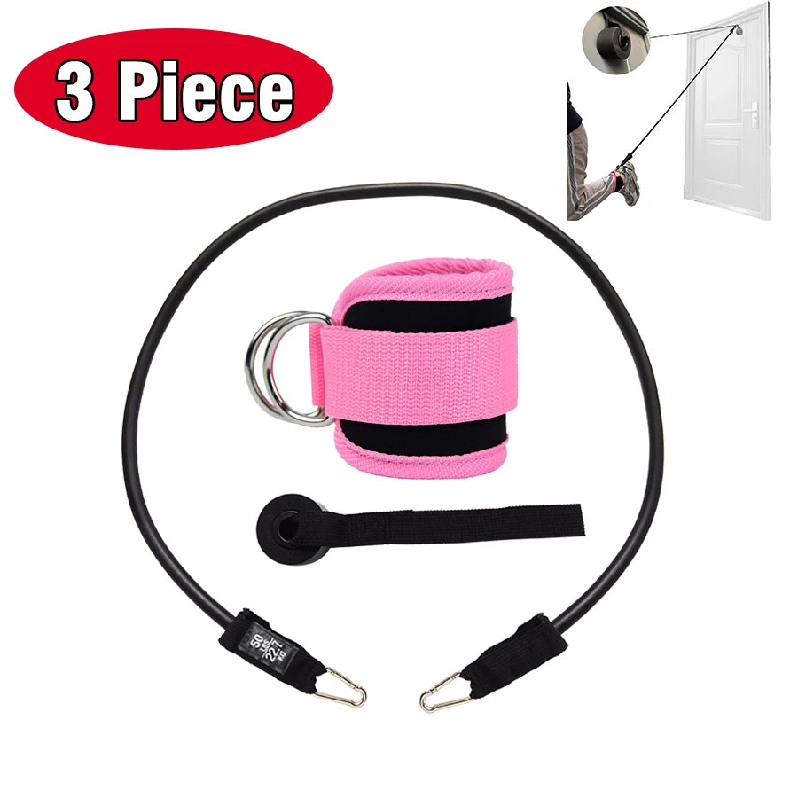 Fitness Ankle Straps Adjustable D-Ring Support Cuffs Gym Leg Strength Workouts Pulley With Buckle Sports Guard Safety Abductors Beauty World Shop