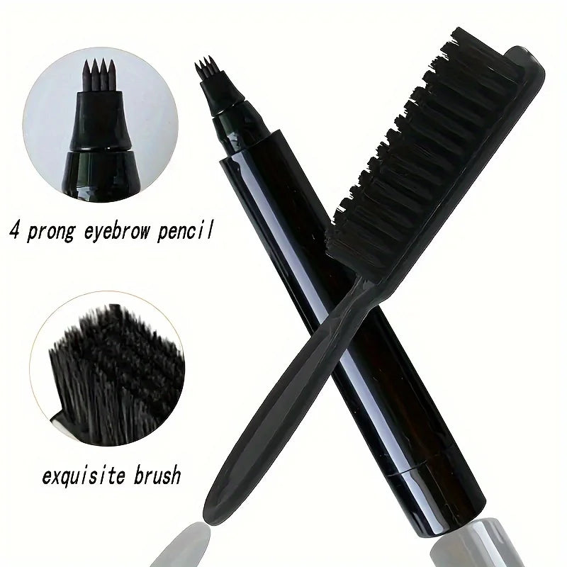 Hot Sale Beard Filling Pen Kit Beard Enhancer Brush Beard Coloring Shaping Tools Waterproof Black Brown Hair Pencil Man Cosmetic Beauty World Shop