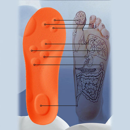 1/2/4pairs Latex Sport Insoles Soft High Elasticity Shoe Pads Orthotic Breathable Shock Absorption Cushion Arch Support Insole Beauty World Shop