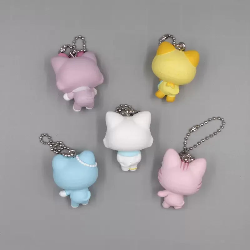 Cinnamorolles Dessertes Series Cat DIY Materials Figures Peripheral Products Model Pendant Key Chain Beauty World Shop
