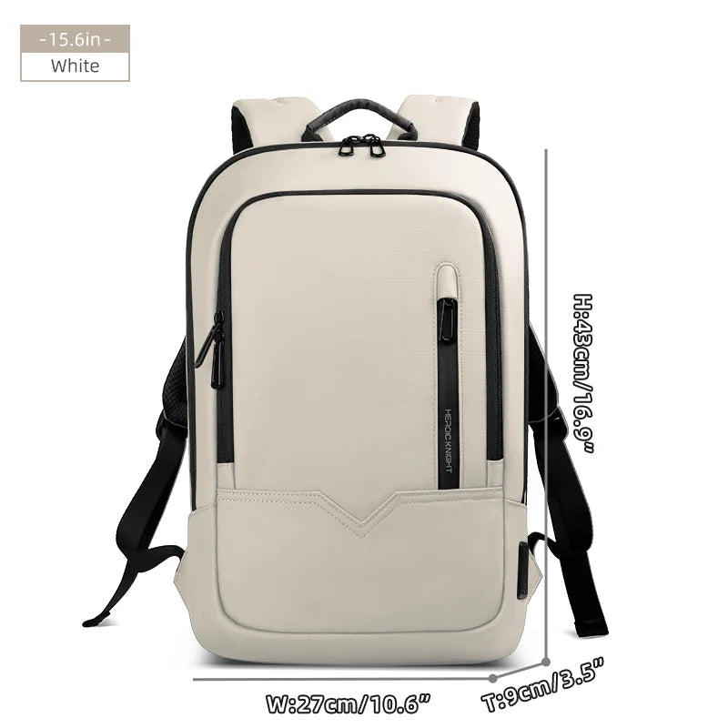 Heroic Knight Men's Daily Laptop Backpack Lightweight Minimalist Commute Office Daypack Women Waterproof Business Trip Schoolbag Beauty World Shop