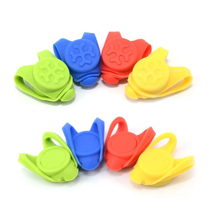 Pet Led Silicone Rubber Pendant Safety Flashing Glow Light Blinking Led Collar Luminous Pendant For Pet Dog Puppy Necklace Beauty World Shop
