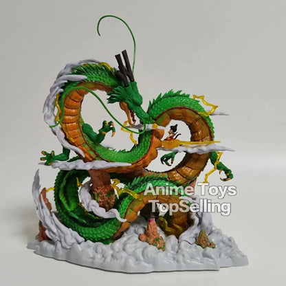 23cm/9.05in Anime Dragon Ball Z Figure Shenron Goku And Shenron Action Figure Model Pvc Statue Doll Collection Toy Gifts Beauty World Shop