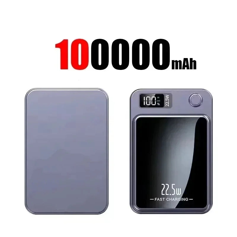 Lenovo Magnetic Wireless Power Bank 500000mAh PD22.5W Large Capacity Fast Charging External Battery For iPhone Huawei Samsung Beauty World Shop