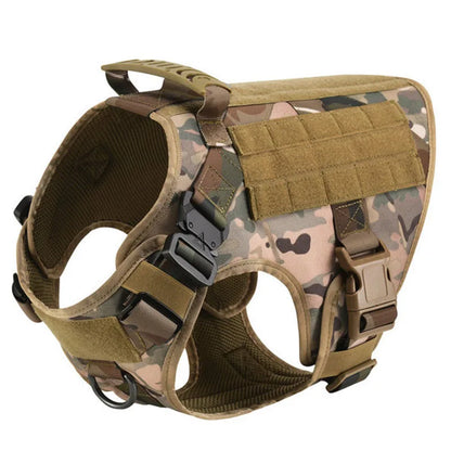 Military Large Dog Harness Training Pet Vest for French Bulldog German Shepherd Malinois Tactical Harnesses For Dogs Accessories Beauty World Shop