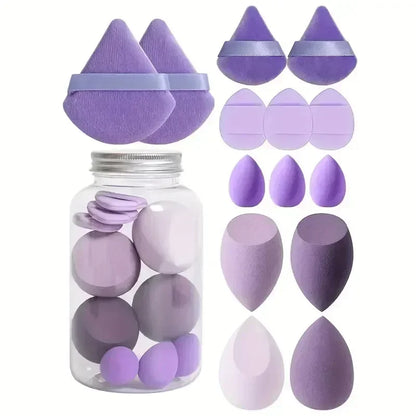 12/14Pcs Makeup Sponge Cosmetic Puff Foundation Sponges Blender Beauty Egg Powder Puffs Make Up Accessories Women Makeup Tools Beauty World Shop