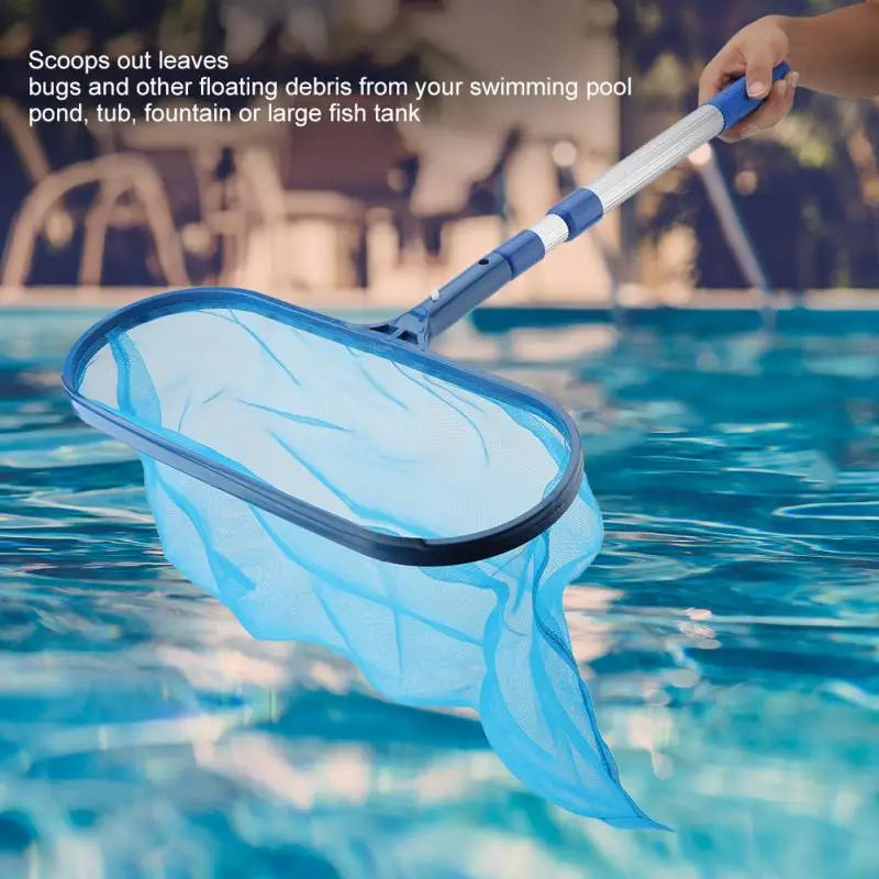 Deep Skimmer Net with 17"-40" Telescopic Pole Leaf Skimmer Fine Mesh Net Rake Net for Cleaning Above Ground Inground Pool Hot Tu Beauty World Shop