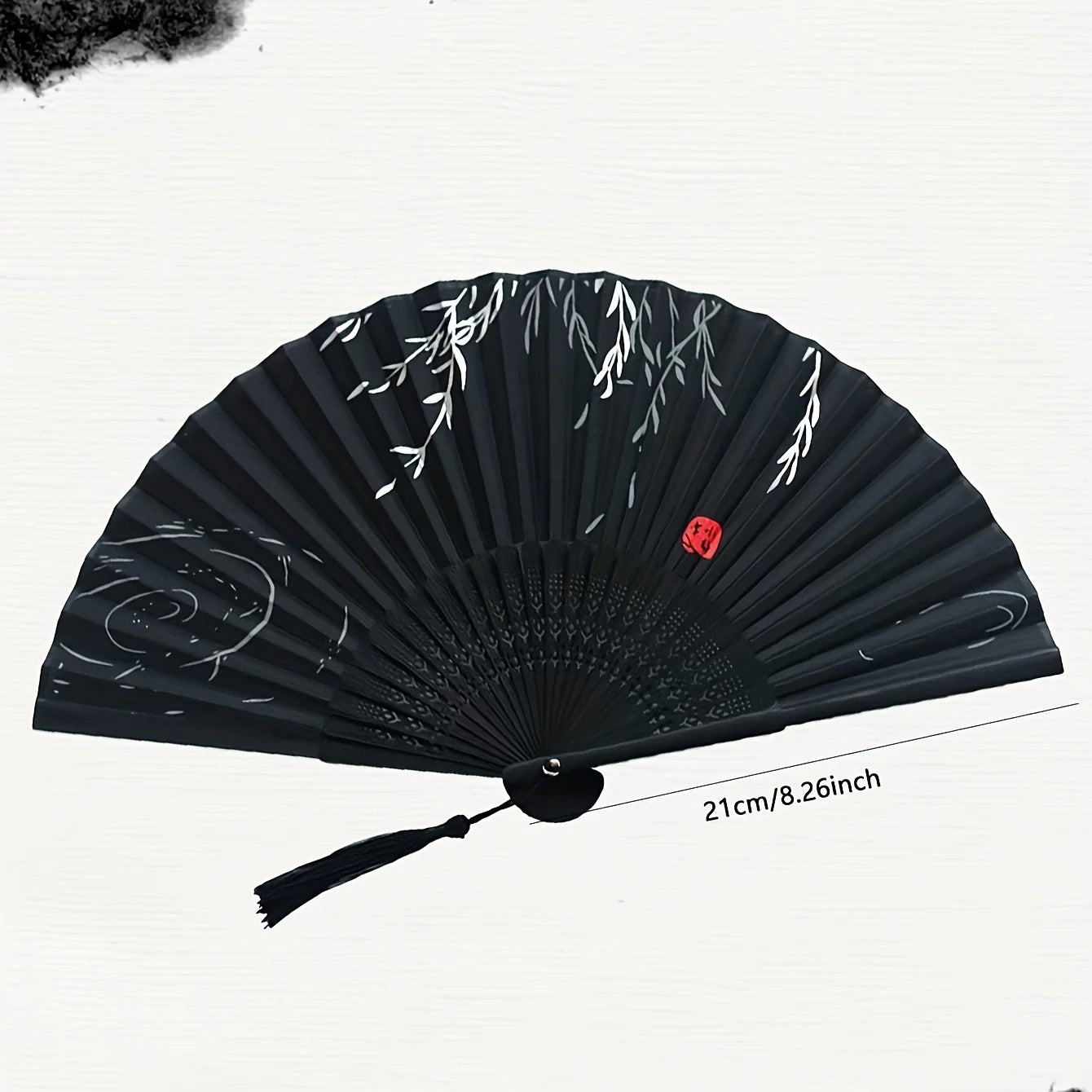 1pc-Multi-colored hand folding fan, bamboo folding fan, hand folding fan for church wedding gifts, party discount Beauty World Shop