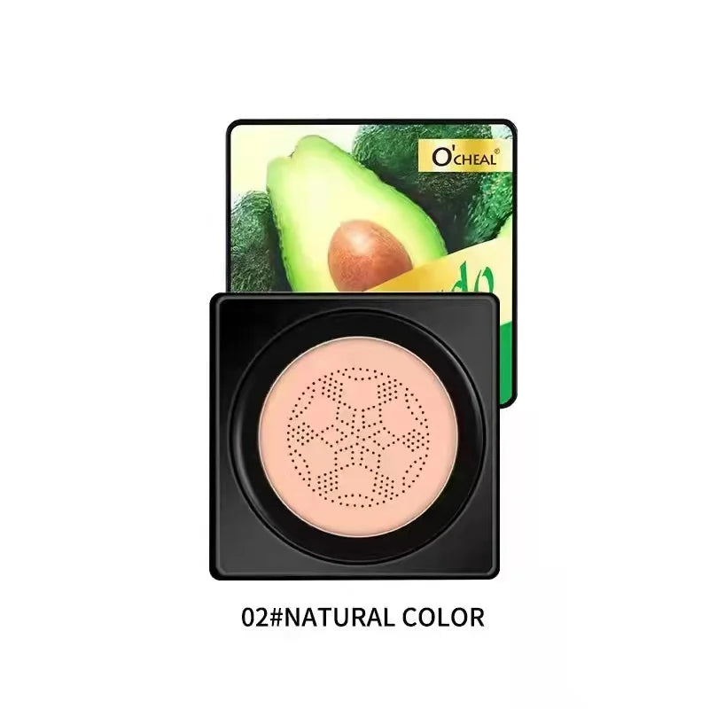 OCHEAL Mushroom Head BB Cream Foundation Cream for Face Makeup Concealer Cushion for Face Base Cream Makeup Cushion Compact Beauty World Shop