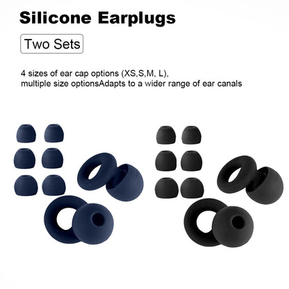 Silicone Earplugs for Swimming Sleep Noise Cancel Noise Reduction-Soundproof Reduce Disturbances -Quality loop Earplugs Beauty World Shop