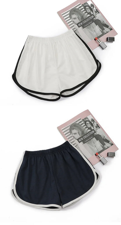 Elastic Shorts for Women, Loose Fitting, Quick Drying, Summer Thin Running, Fitness, Leisure, and Anti External Wear. Instagram Beauty World Shop