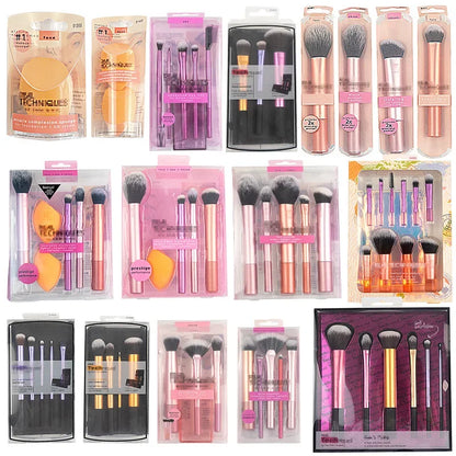 Popular Full Set of Makeup Brush Set Powder Blusher Brush Halo Dye Brush Eye Shadow Brush Beauty Egg Beauty World Shop