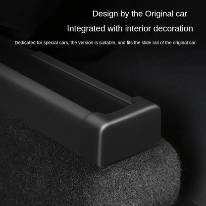CHTNBO 4pcs Seat Rail Cover Protector For Tesla Model 3 Y Juniper Accessories 2026 -2021 Rear End Pieces Backseat Slide Beauty World Shop