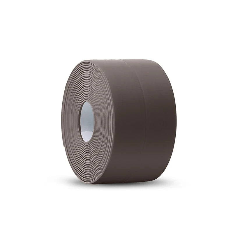 3.2M Bath Caulk Tape Self Adhesive PVC Oil-Proof Kitchen Sink Edge Corner Wall Sticker Waterproof Toilet Sealing Strip Tape Beauty World Shop