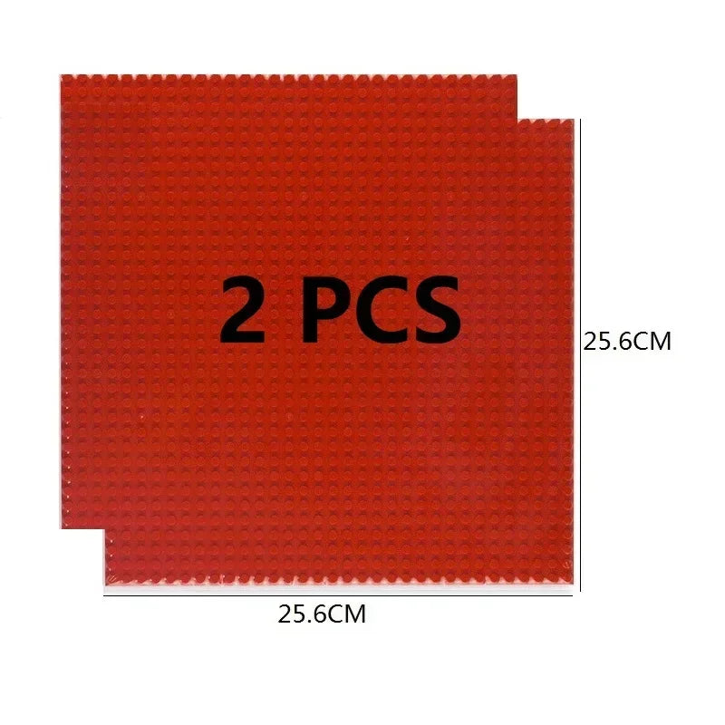 2Pcs Base Plate 32*32 32*16 Studs Classic Figures Building Blocks Plates Bricks Baseplate Blocks Children Toys For Kid Gifts Beauty World Shop