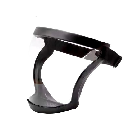 Full-Face Transparent Protection Mask with Adjustable Buckle - Reusable and Heat-Resistant Facial Shield for Safety in Work, Out Beauty World Shop